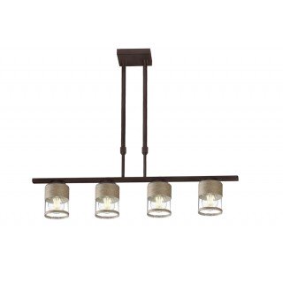 LAMP. ALCAZAR 4L LINEAL WENGUE-CAÑAMO