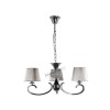 LAMP.ALBAL 3L CROMO PANT. HILO PLATA